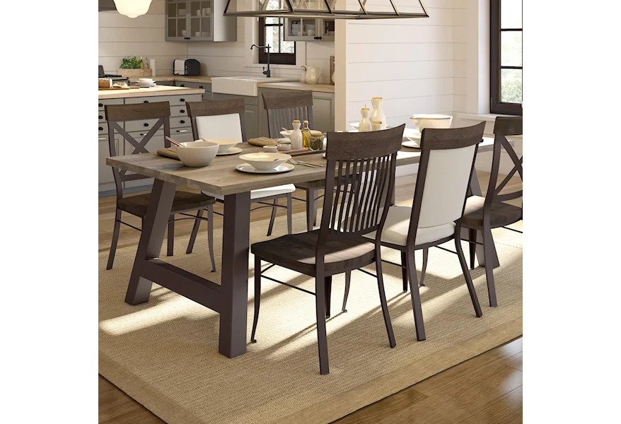 Farmhouse Bennett Table by Amisco at Esprit Decor Home Furnishings